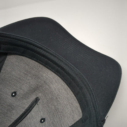 Richardson Snapback Trucker Hat Black One Size Adjustable Mesh Back Rope Blank