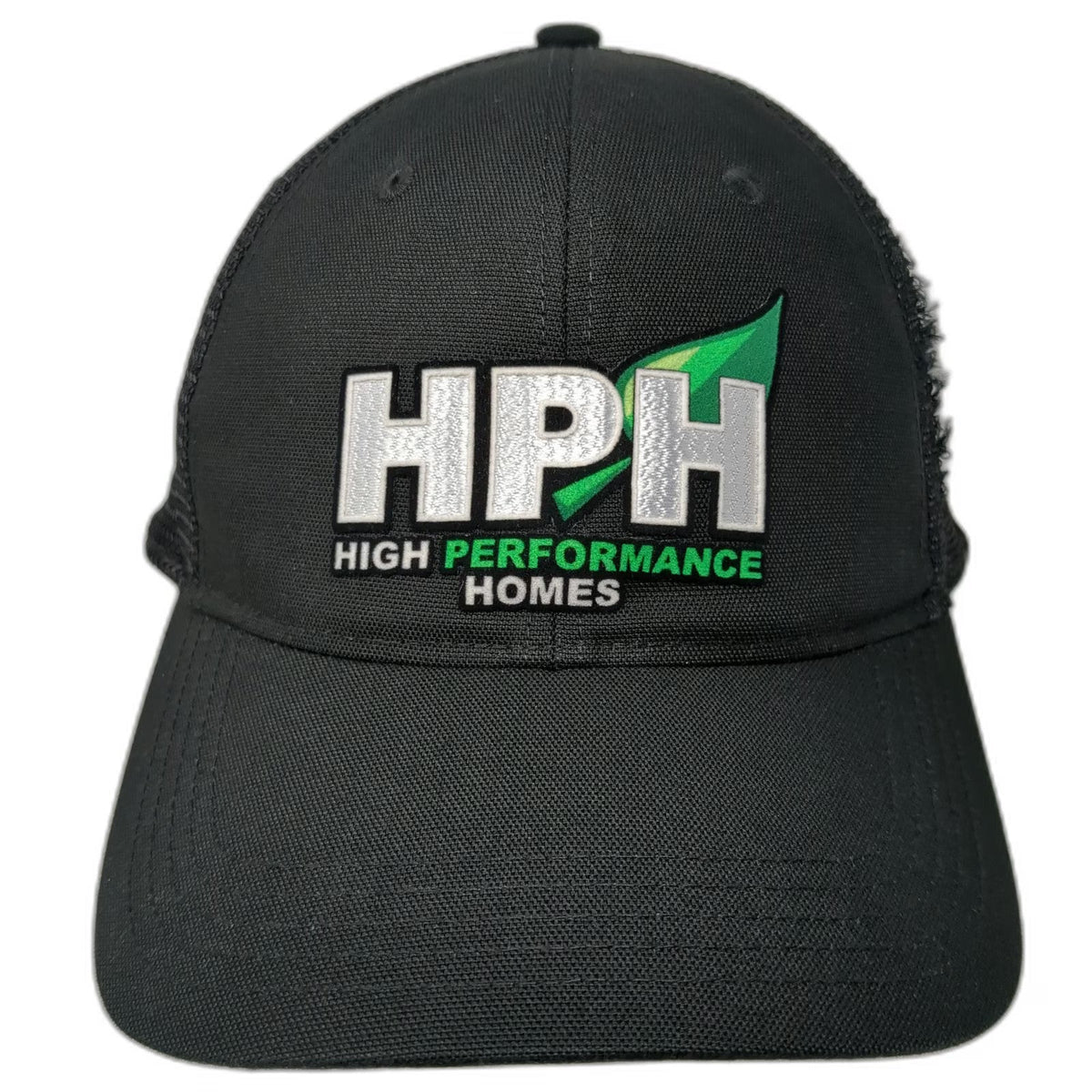 Carhartt Trucker Hat Black One Size HPH High Performance Homes Mesh Snapback