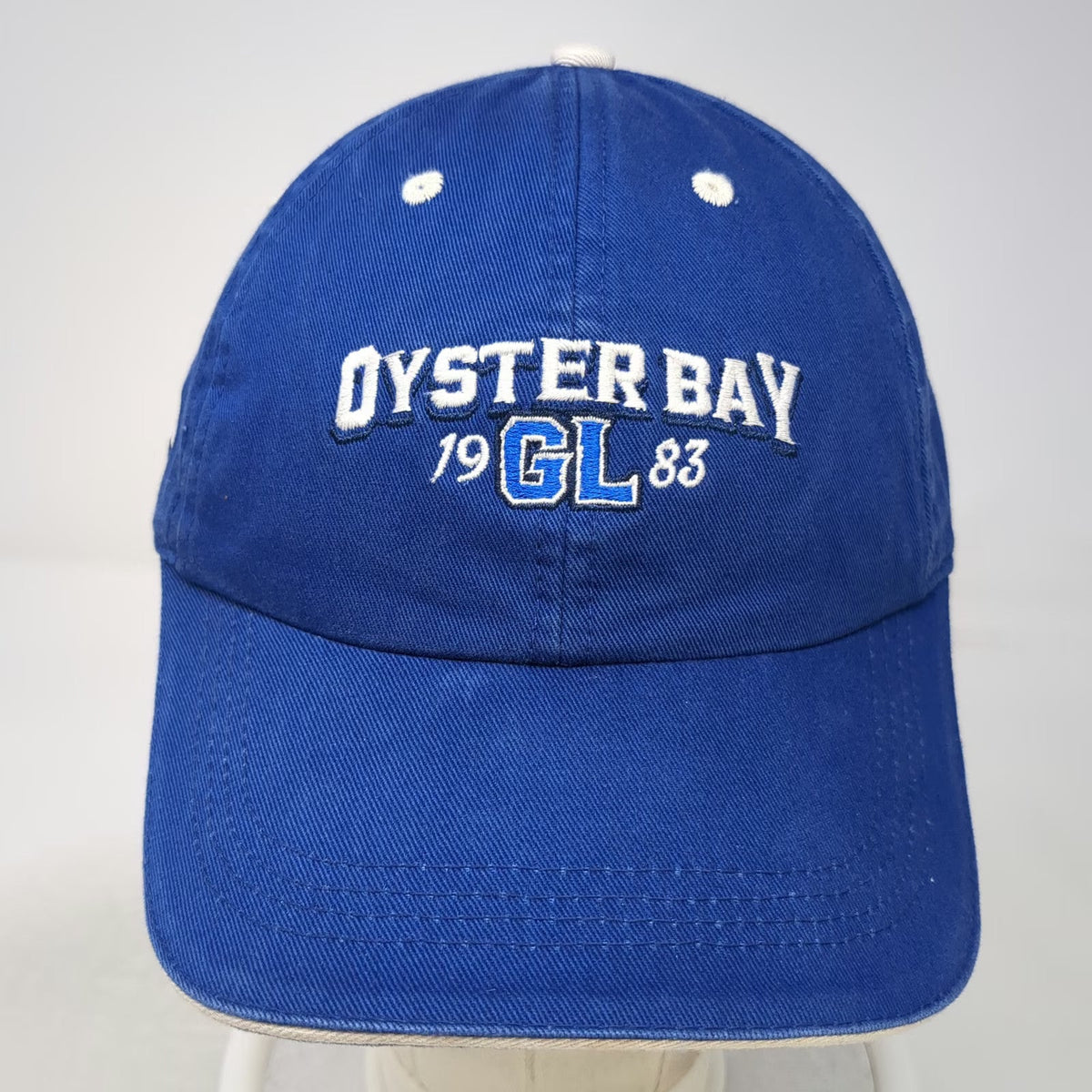 Ahead Baseball Cap Blue One Size Oyster Bay Golf Links 1983 NC Flag Logo Hat