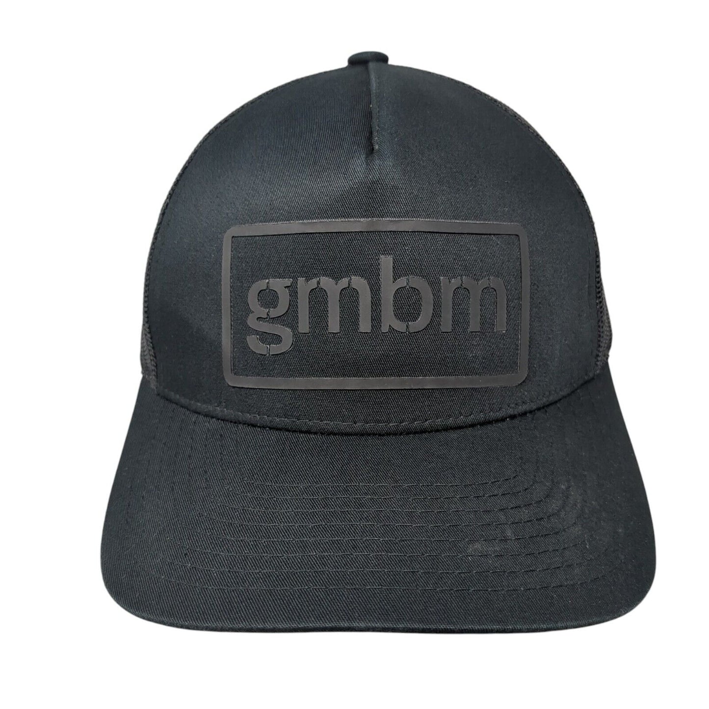 GMBM Snapback Mesh Back Trucker Hat Black One Size The Classics Yupoong