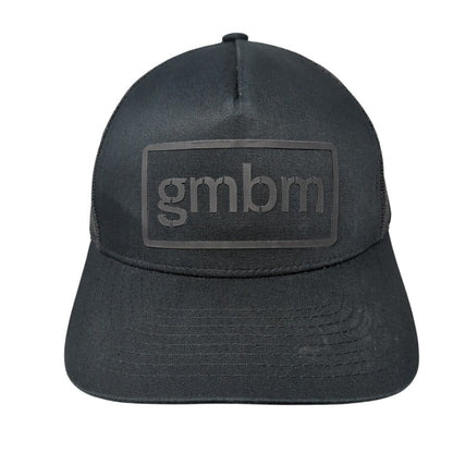 GMBM Snapback Mesh Back Trucker Hat Black One Size The Classics Yupoong