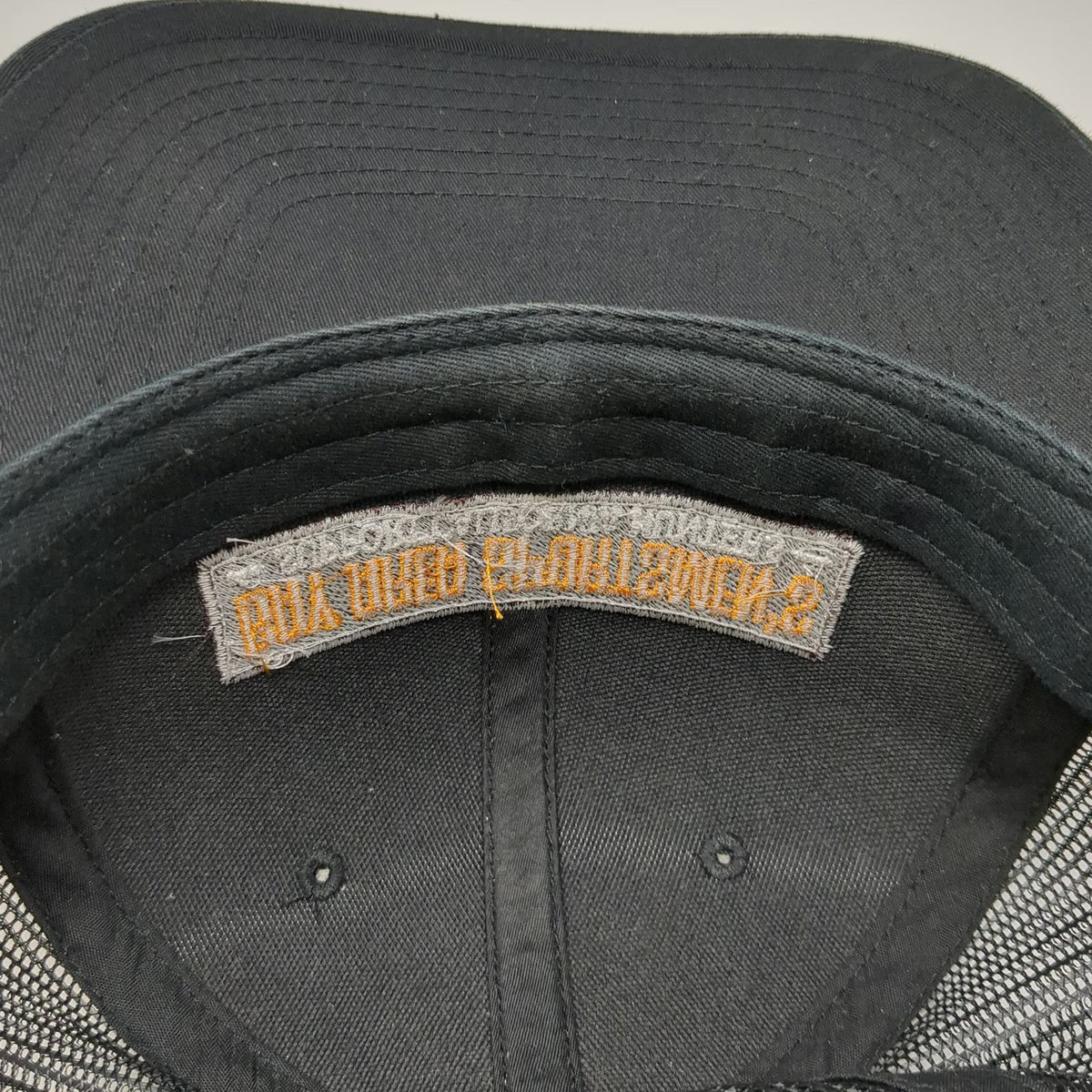 Richardson Trucker Hat Black One Size Bay Area Sportsmen's Hunters Mesh Patch