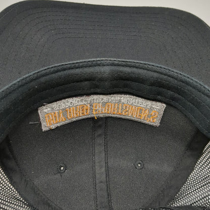 Richardson Trucker Hat Black One Size Bay Area Sportsmen's Hunters Mesh Patch