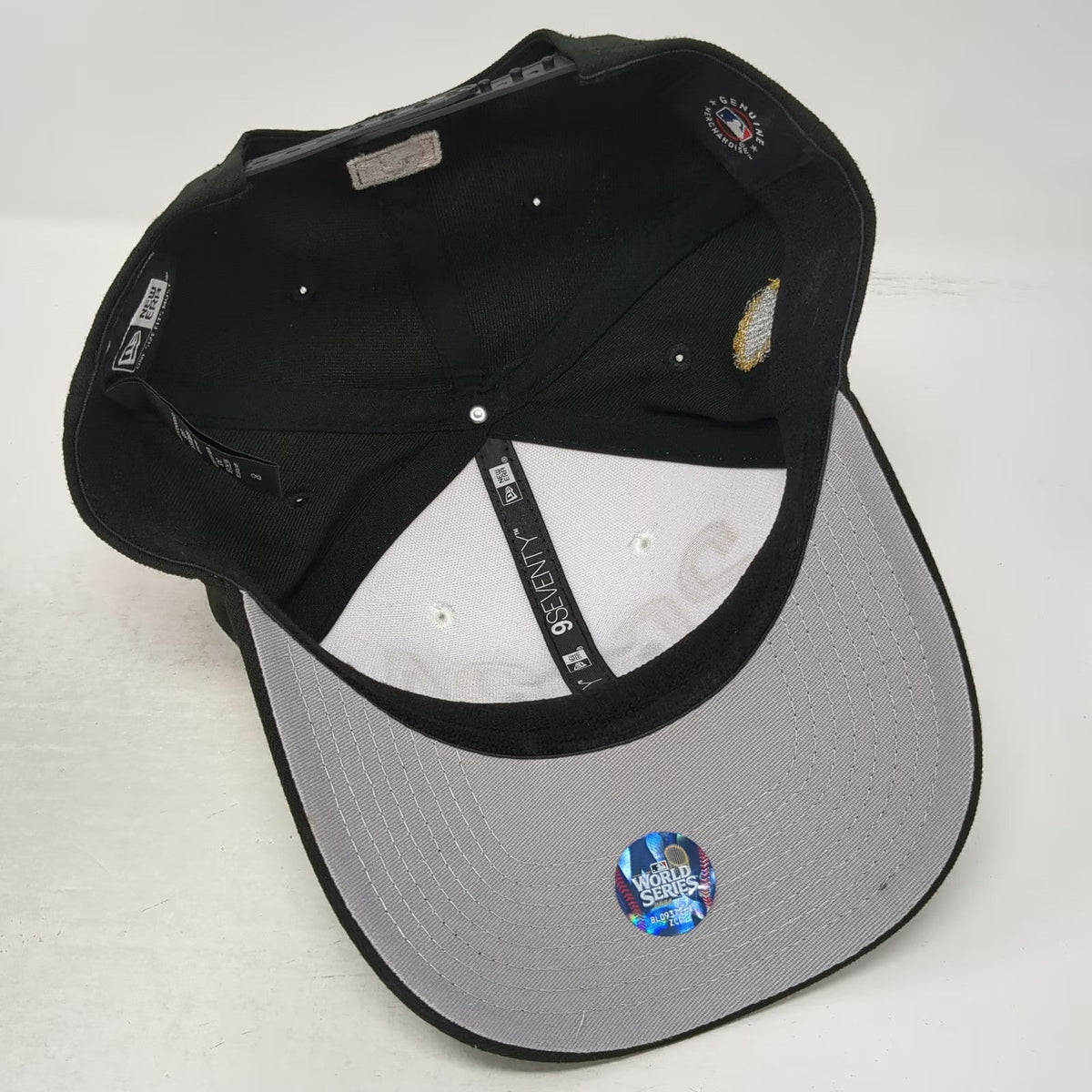 New Era MLB LA Dodgers 2024 World Series Champions Black Snapback Hat One Size