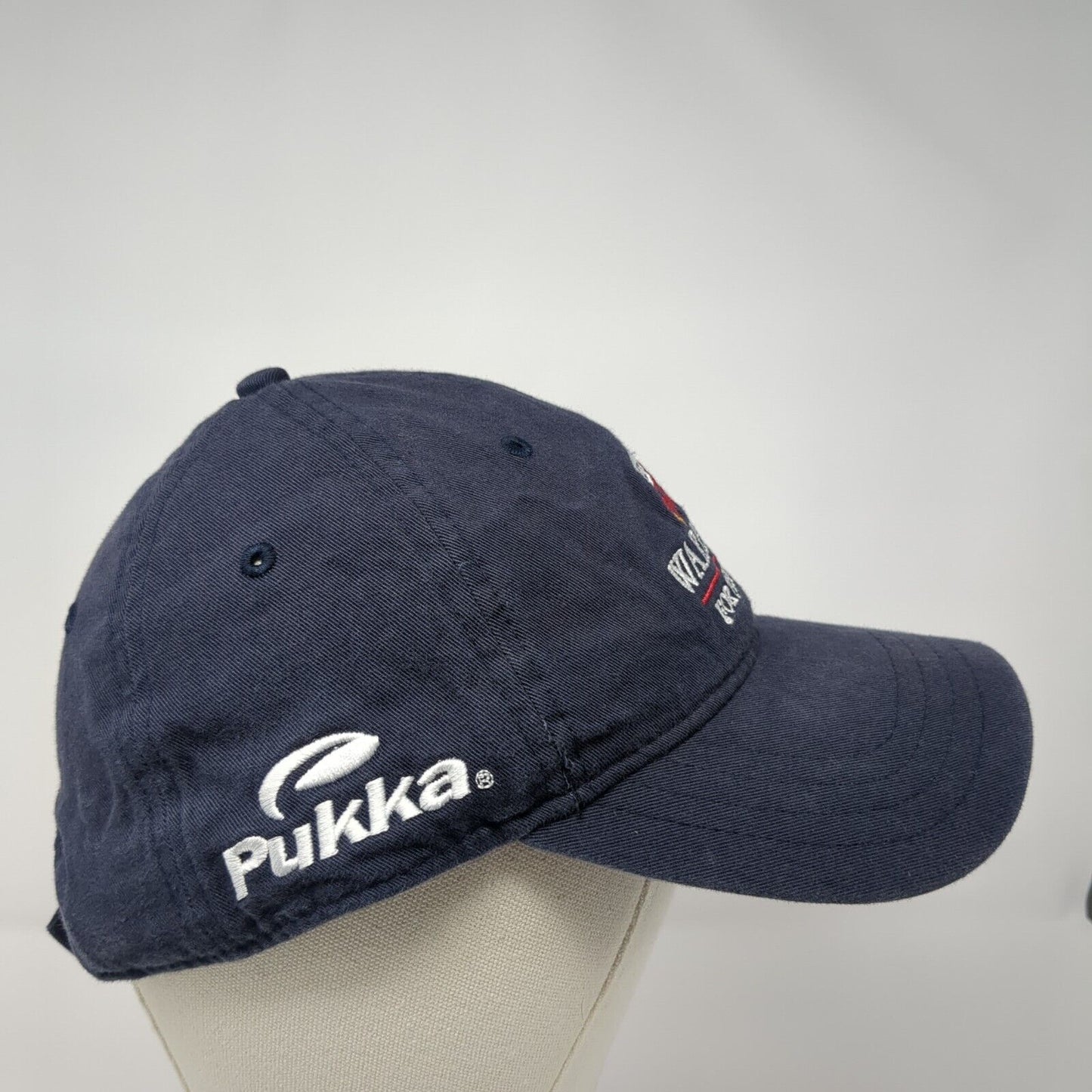 Warriors for Freedom Strapback Hat Blue One Size Embroidered Pukka