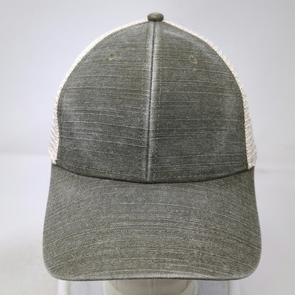American Needle Trucker Hat Green One Size Mesh Back Snapback Blank Cotton Hat