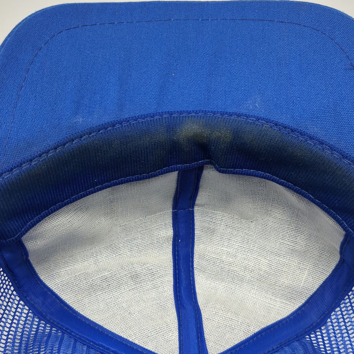 Snapback Hat Blue One Size Union Pacific System Trucker Mesh Patch Made in USA