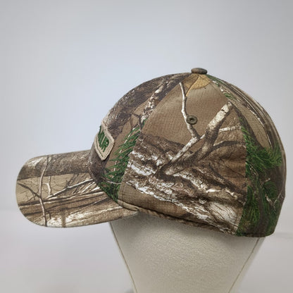 Under Armour Baseball Cap Brown L Camo Realtree Patch Logo Stretch Fitted Hat