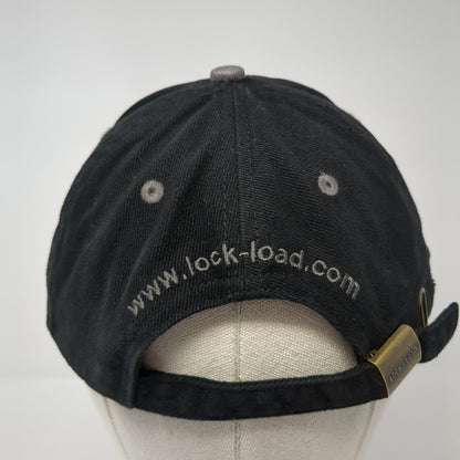 Lock + Load Retaining Walls Slideback Hat Black One Size The Advantage