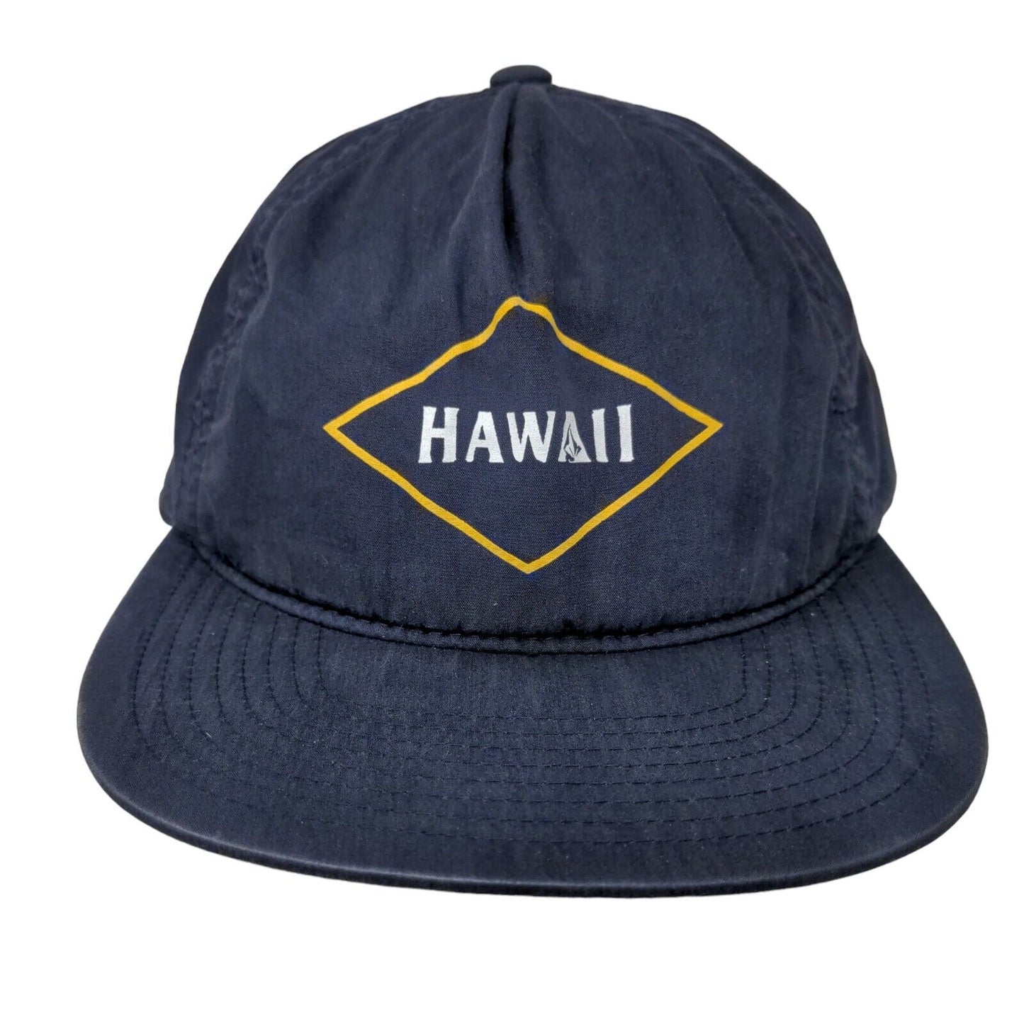 Hawaii Volcom Slideback Hat Blue One Size Adjustable Outdoor 6 Panel