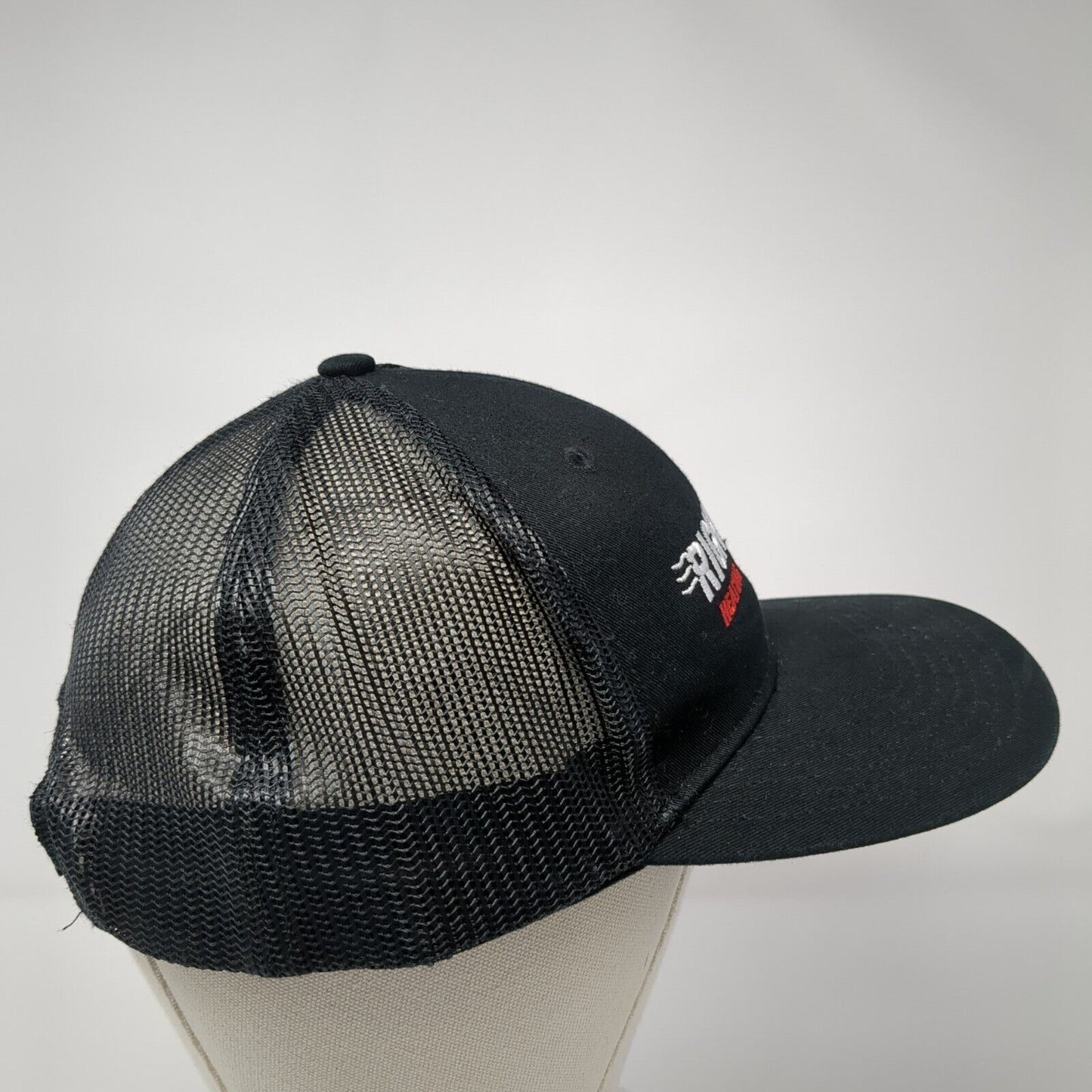 Right Now Heating Air Plumbing Trucker Hat Black One Size Mesh Back