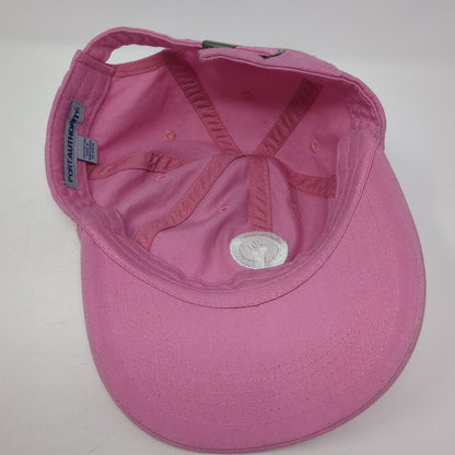 Port Authority Slideback Hat Pink One Size Adjustable Embroidered Logo
