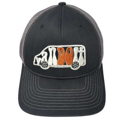 Van Do It Snapback Trucker Hat Black One Size Adjustable Mesh Back Richardson