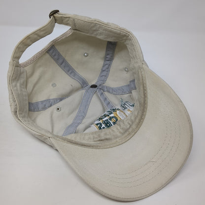Vintage The Masters 2001 CBS Sports Slideback Hat Beige Vintage Y2K Golf