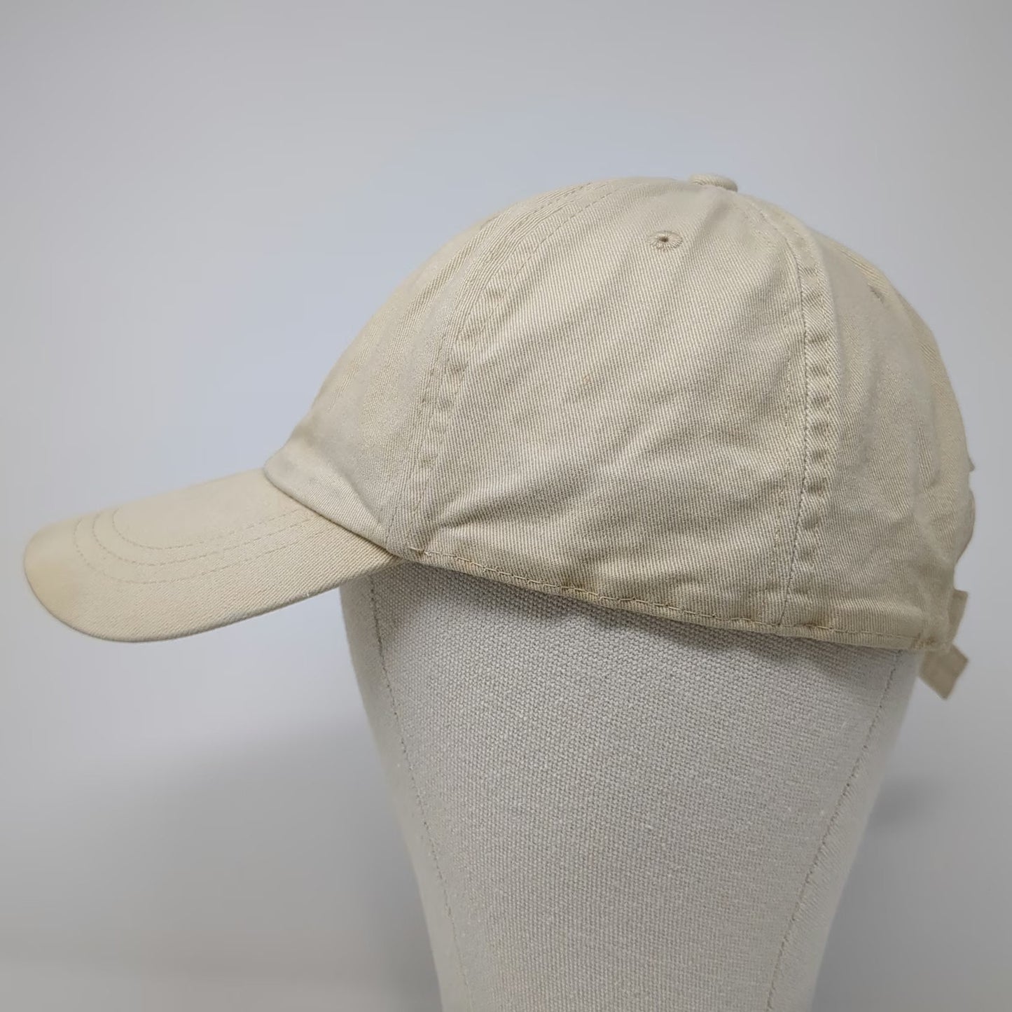 Route 66 Baseball Cap Beige One Size Slideback Curved Brim Plain Cotton Hat