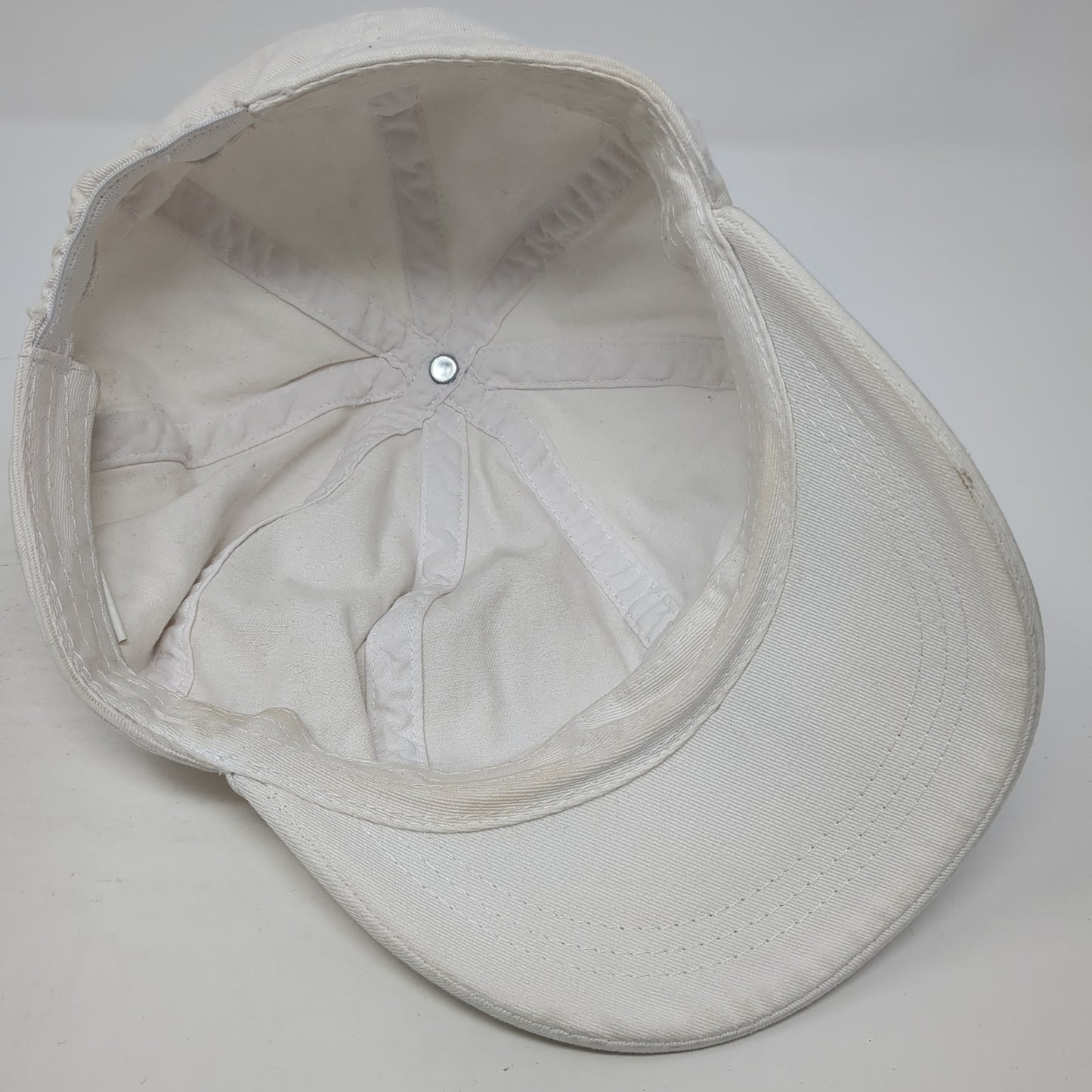 Unbranded Fitted Cadet Army Cap Hat White One Size Solid Blank Outdoor