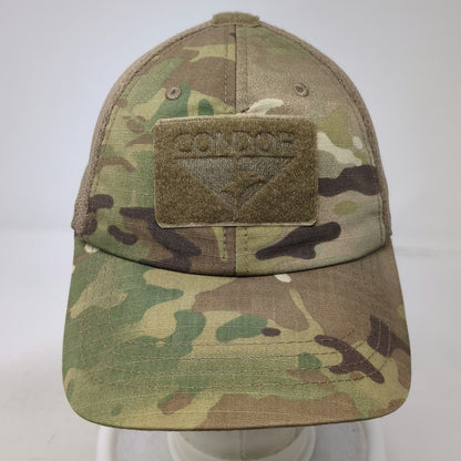 Condor Baseball Cap Brown Green One Size Camo Mesh Back Strapback Tactical Hat