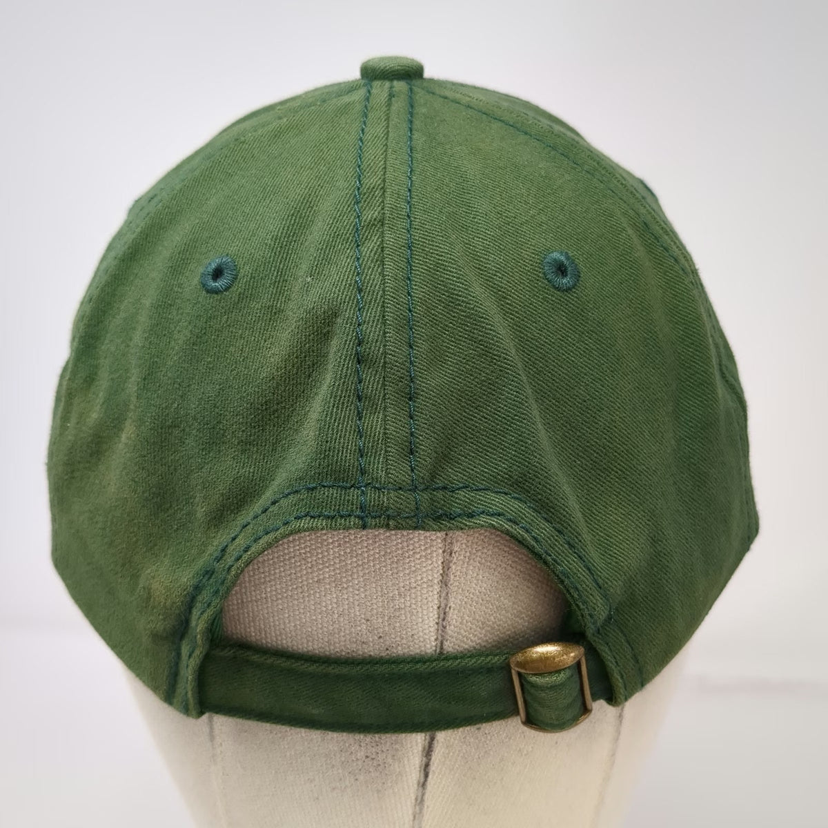 Wally's Camp Wallyhaha Hat Green One Size Baseball Cap Slideback Cotton Graphic