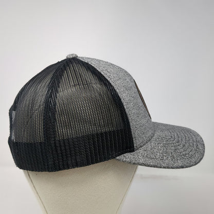 Richardson Trucker Hat Gray L 208 Jiu Jitsu Academy Nampa ID Mesh Snapback