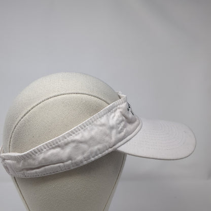 Pomona Lake Marina Sun Visor Cap White One Size Adjustable Port & Company