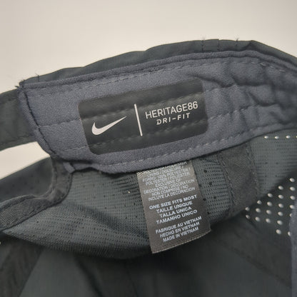 Financial Media Corp Strapback Hat Black One Size Adjustable Nike