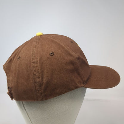 C-A-L Ranch Stores Baseball Cap Brown One Size Embroidered Logo Strapback Hat