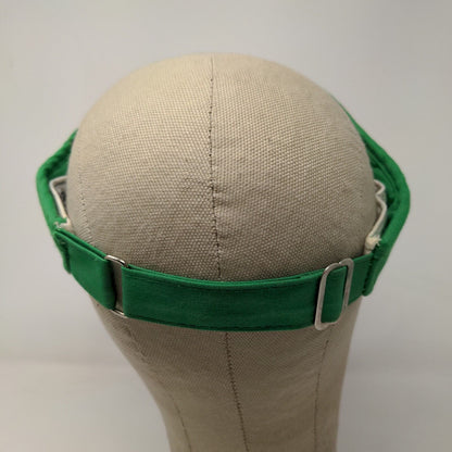 Mayflower Classic Men's Slideback Sun Visor Hat Cap Green Embroidered Logo