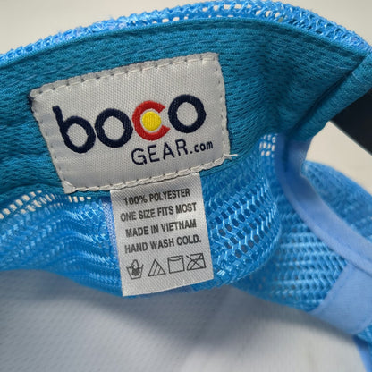 Boco Gear Trucker Hat Black One Size Mesh Back Snapback Red Bank NJ Club Logo
