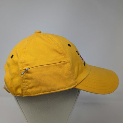 HYP Baseball Cap Yellow One Size Side Pocket North Hero Vermont Nautical Hat