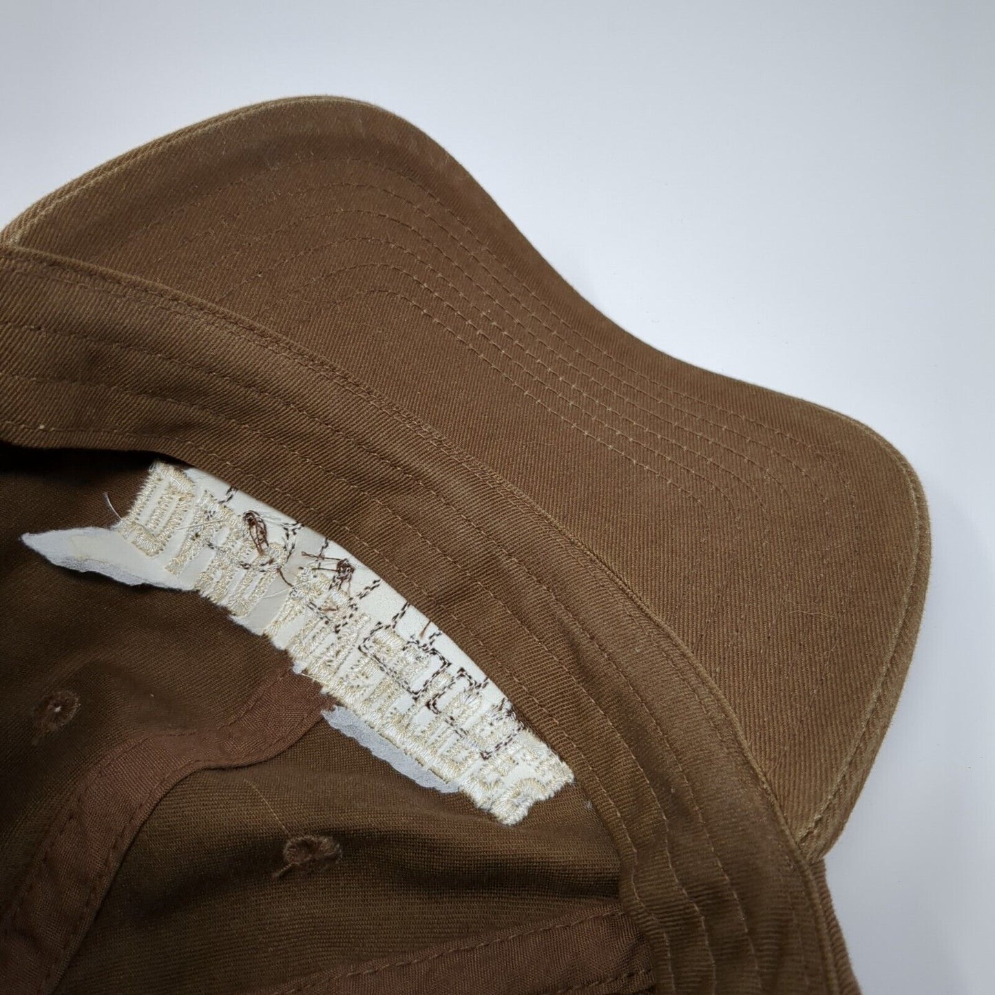 Idaho Adventures Raft Slideback Hat Brown OSFA Adjustable Embroidered