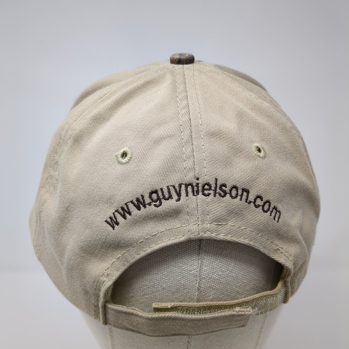 GN Guynielson Strapback Hat Tan Camouflage OSFM Adjustable Embroidered Otto