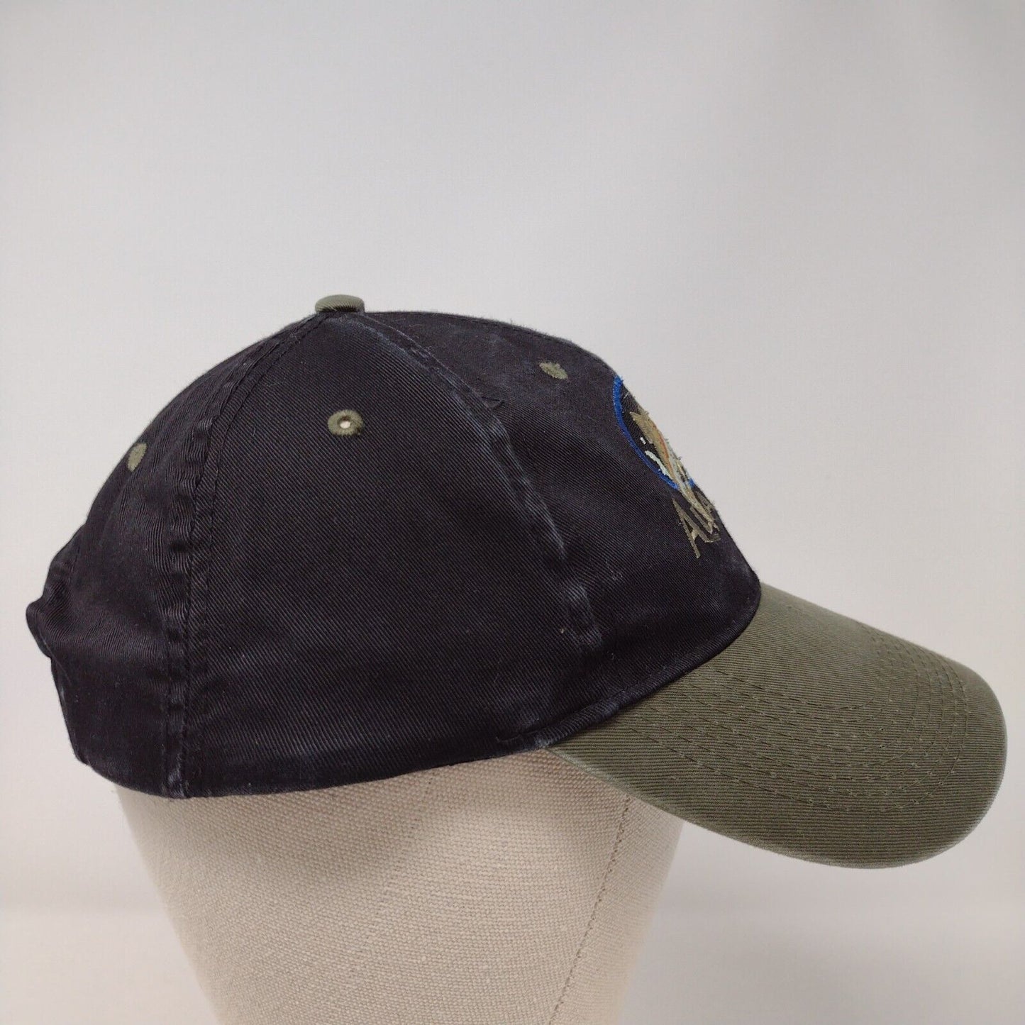 Alaska Snapback Hat Multi OSFA Embroidered Fish Colorblock 6 Panel