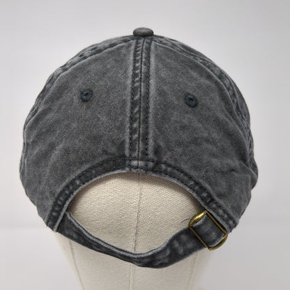 Bad Hair Day Slideback Hat Black One Size Adjustable Embroidered Vented Holes