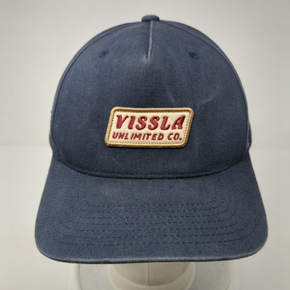 Vissla Unlimited Co. Patch Snapback Hat Blue One Size Adjustable