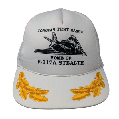 Tonopah Test Range Rope Trucker Hat White OSFA Home of F-117A Stealth