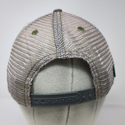 Legacy Trucker Hat Green One Size Camo Mesh Snapback Leather Patch Perigee Group