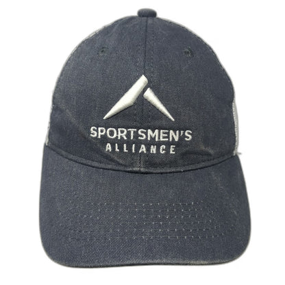 Outdoor Cap Sportsmen's Alliance Trucker Hat Blue White One Size Mesh Snapback