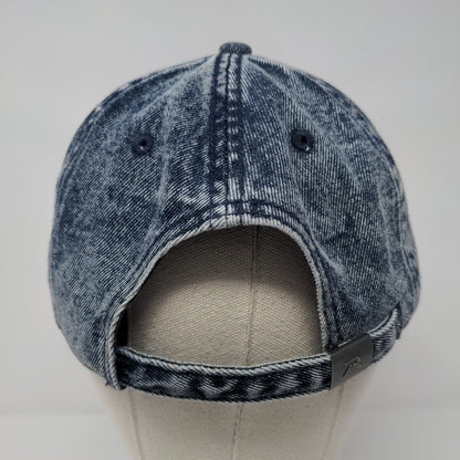 AB Slideback Hat Blue OSFA Adjustable Embroidered 6 Panel Denim Richardson