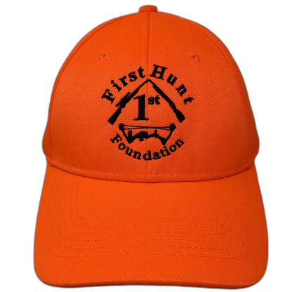Mountain Lakes Inc Baseball Cap Orange One Size First Hunt Foundation Logo Hat