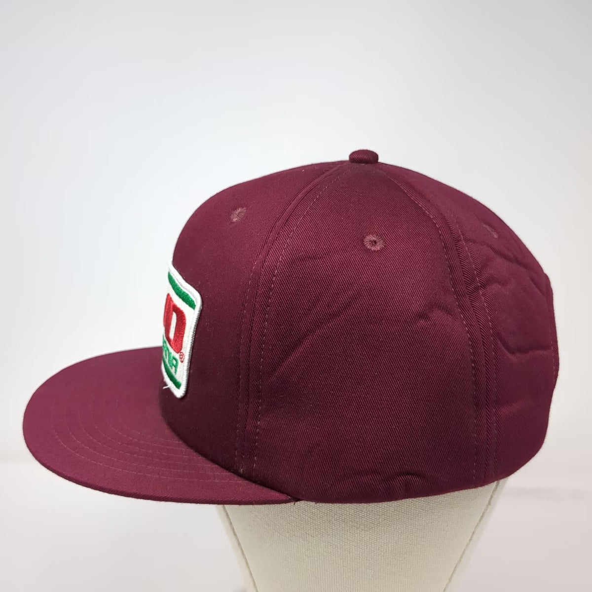 Snapback Red White Green One Size Trucker Hat Bud of California Patch Cotton