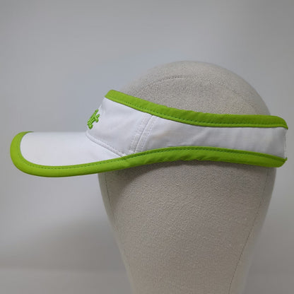 Titleist Visor White Green One Size Embroidered Logo Slideback Strap Golf Hat