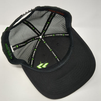 NexTitle Logo Snapback Mesh Back Trucker Hat Black One Size 6 Panel