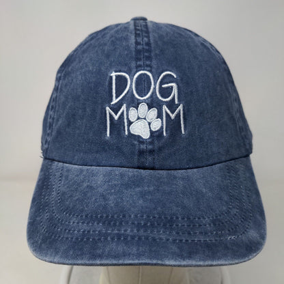 Dog Mom Slideback Hat Blue OSFM Embroidered Adjustable David And Young