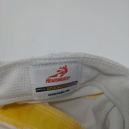 Le de Tour France 5 Panel Cap White OSFA Adjustable Embroidered Headsweats