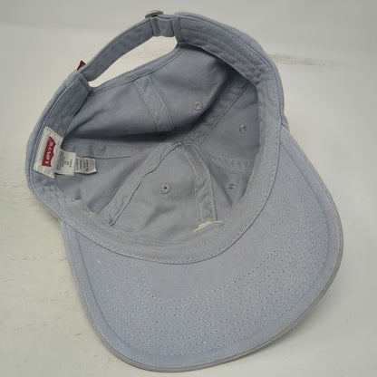 Levi's Baseball Cap Blue One Size Floral Daisy Cotton Slideback Adjustable Hat
