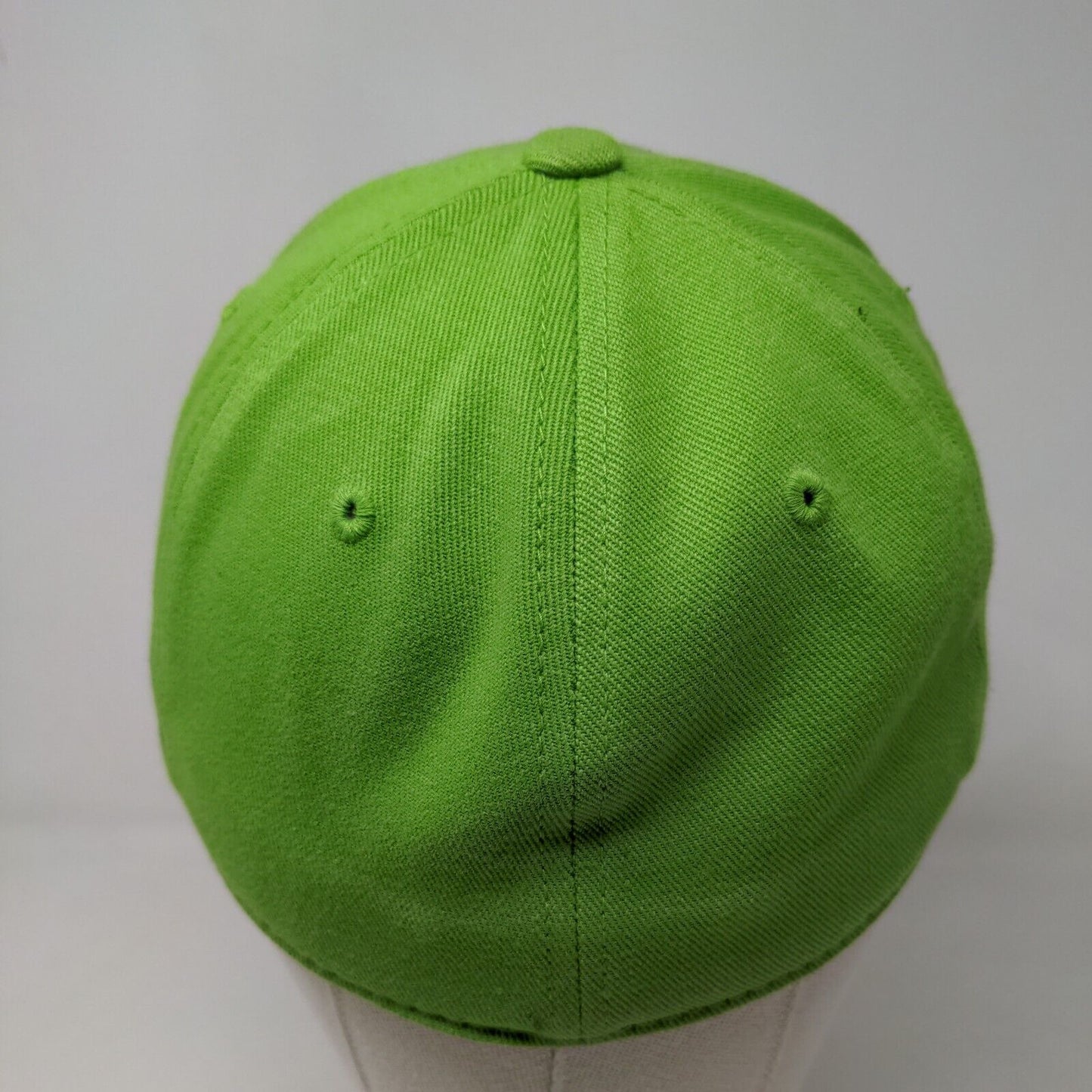 Lids Men's Fitted Hat Green Size OSFA Blank Acrylic Spandex Blend