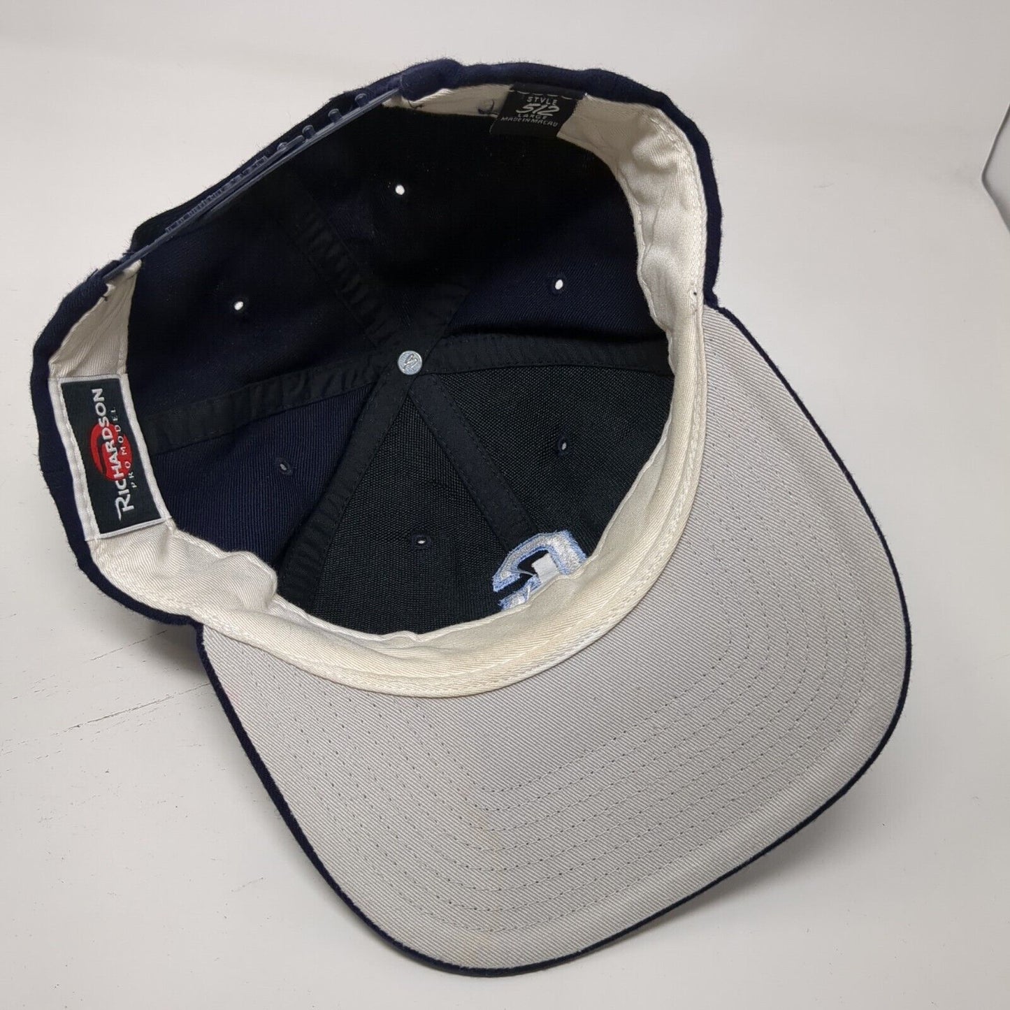 Letter G Snapback Hat Blue Large Adjustable Embroidered Style 512 Richardson
