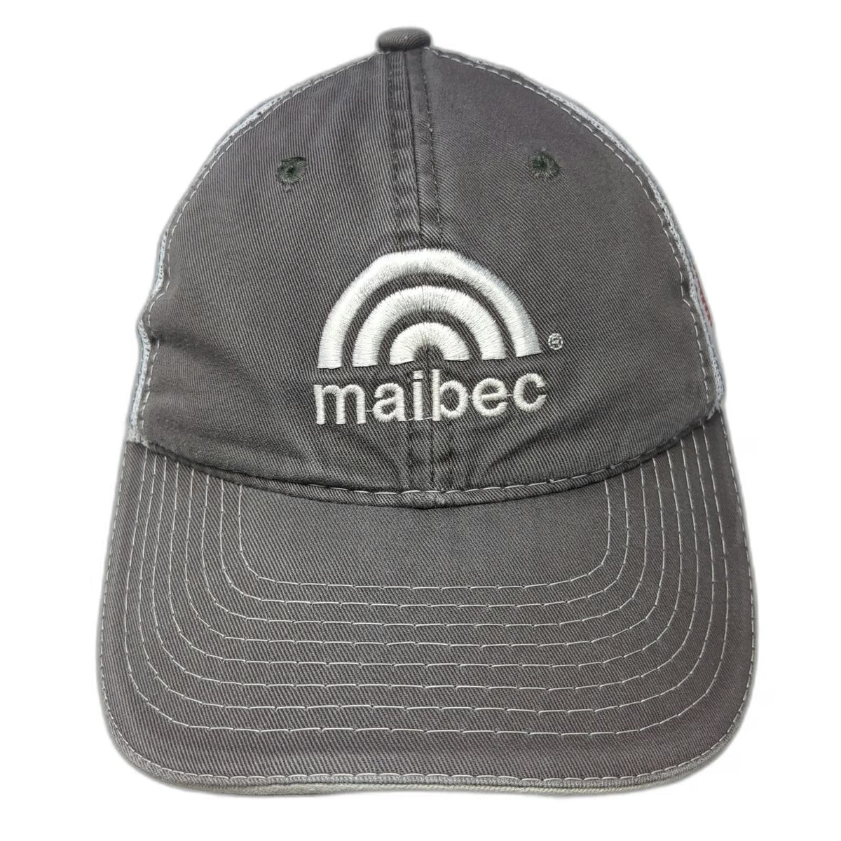 Outdoor Cap Trucker Hat Gray One Size Maibec US Canada Flags Mesh Snapback