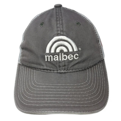 Outdoor Cap Trucker Hat Gray One Size Maibec US Canada Flags Mesh Snapback