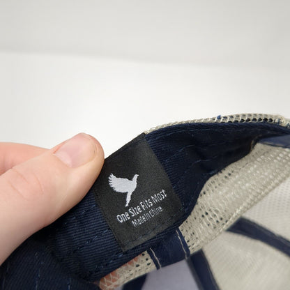 Western Son 10x Distilled Vodka Trucker Hat Blue One Size Mesh Back